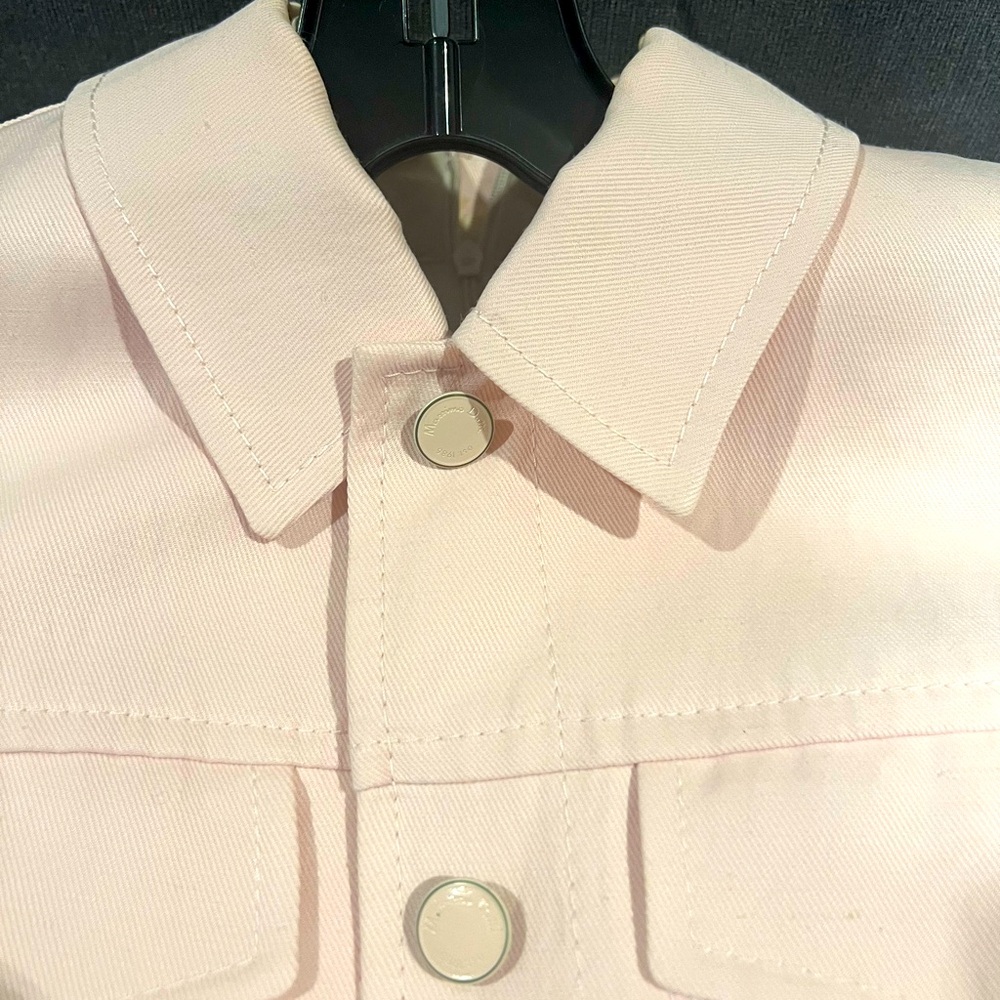 Pale pink chino-fabric jacket